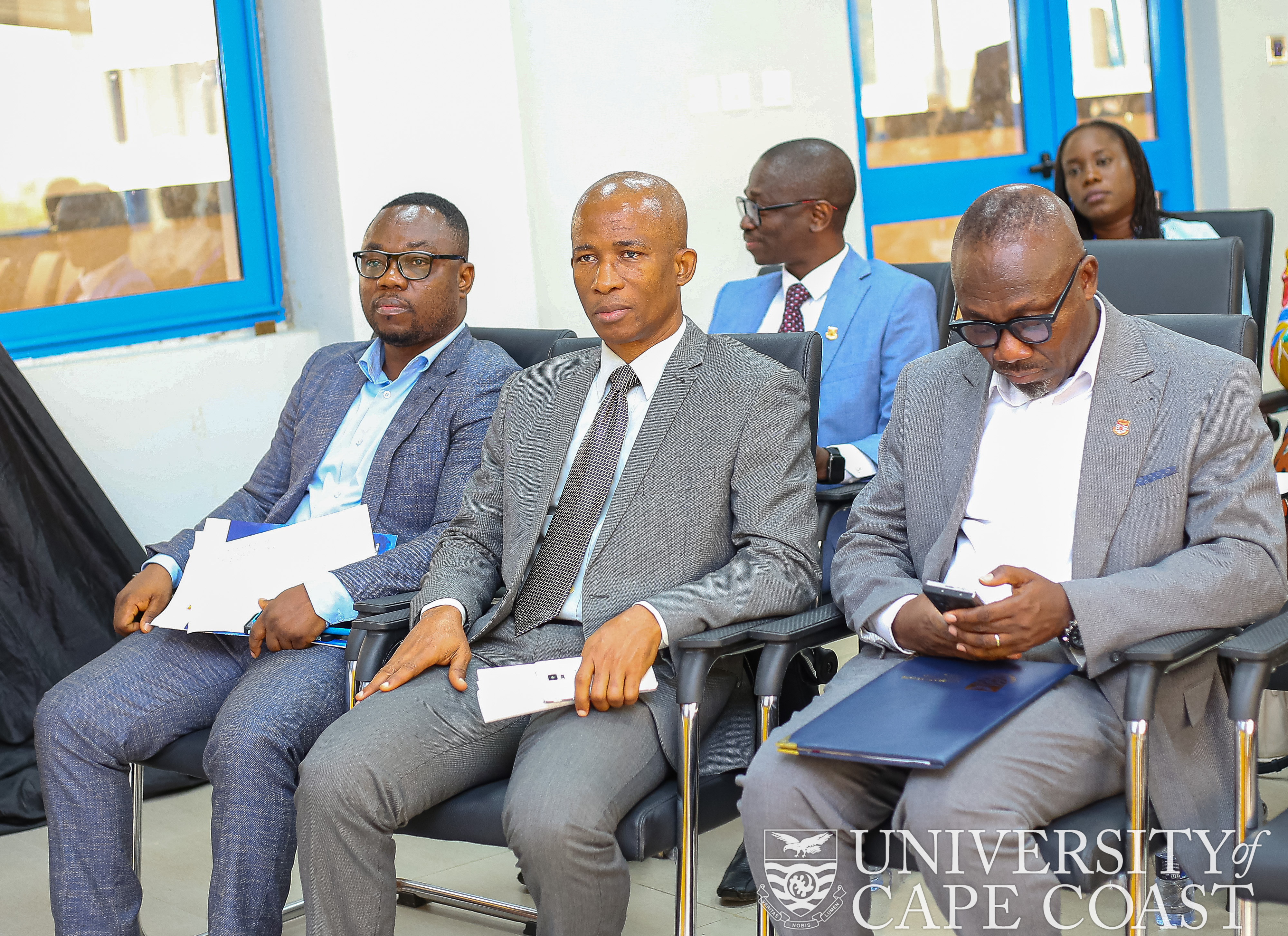 (L-R) Professor. Stephen Ocansey, Professor. Martins Ekor, Professor. Denis Aheto