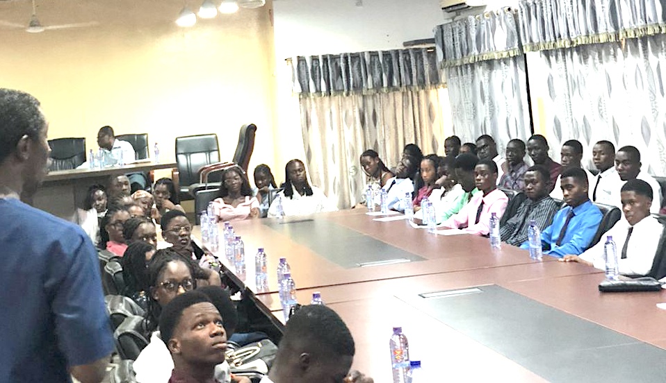 2026 sovs student at the fresher's programme at Sasakawa