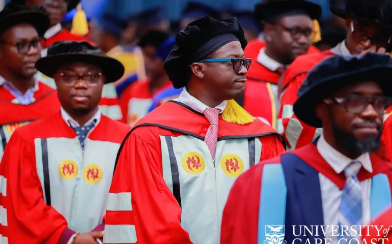 The School Dean, Professor Stephen Ocansey in attendance