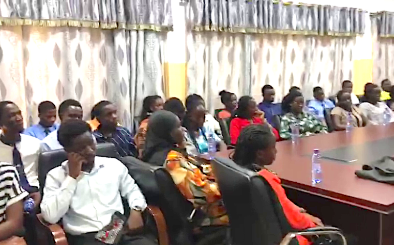 2026 sovs student at the fresher's programme at Sasakawa